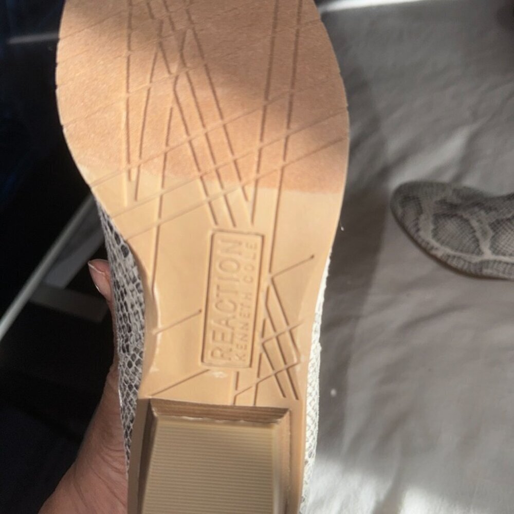 Kenneth Cole Snakeskin Print Ankle Booties - Picture 4 of 5